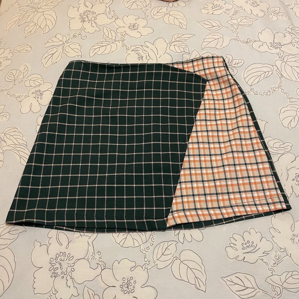 Plaid miniskirt